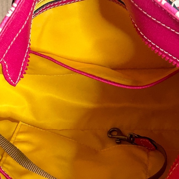 Dooney & Bourke Sanibel Richmond Shopper in hot pink. - Picture 5 of 12